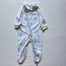Load image into Gallery viewer, Vintage Bears + Balloons Footed PJs 0-3 months
