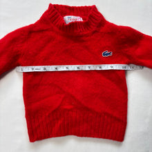Load image into Gallery viewer, Vintage Izod Lacoste Red Sweater 12 m *flaws
