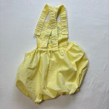 Load image into Gallery viewer, Vintage Flower Yellow Sunsuit 9-12 months *flaw
