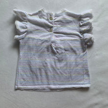 Load image into Gallery viewer, Vintage Pastel Striped Girly Shirt 2t
