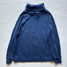 Load image into Gallery viewer, Vintage Navy Blue Ribbed Turtleneck 4t/5t

