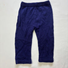 Load image into Gallery viewer, Vintage Navy Blue Knit Pants 18 months
