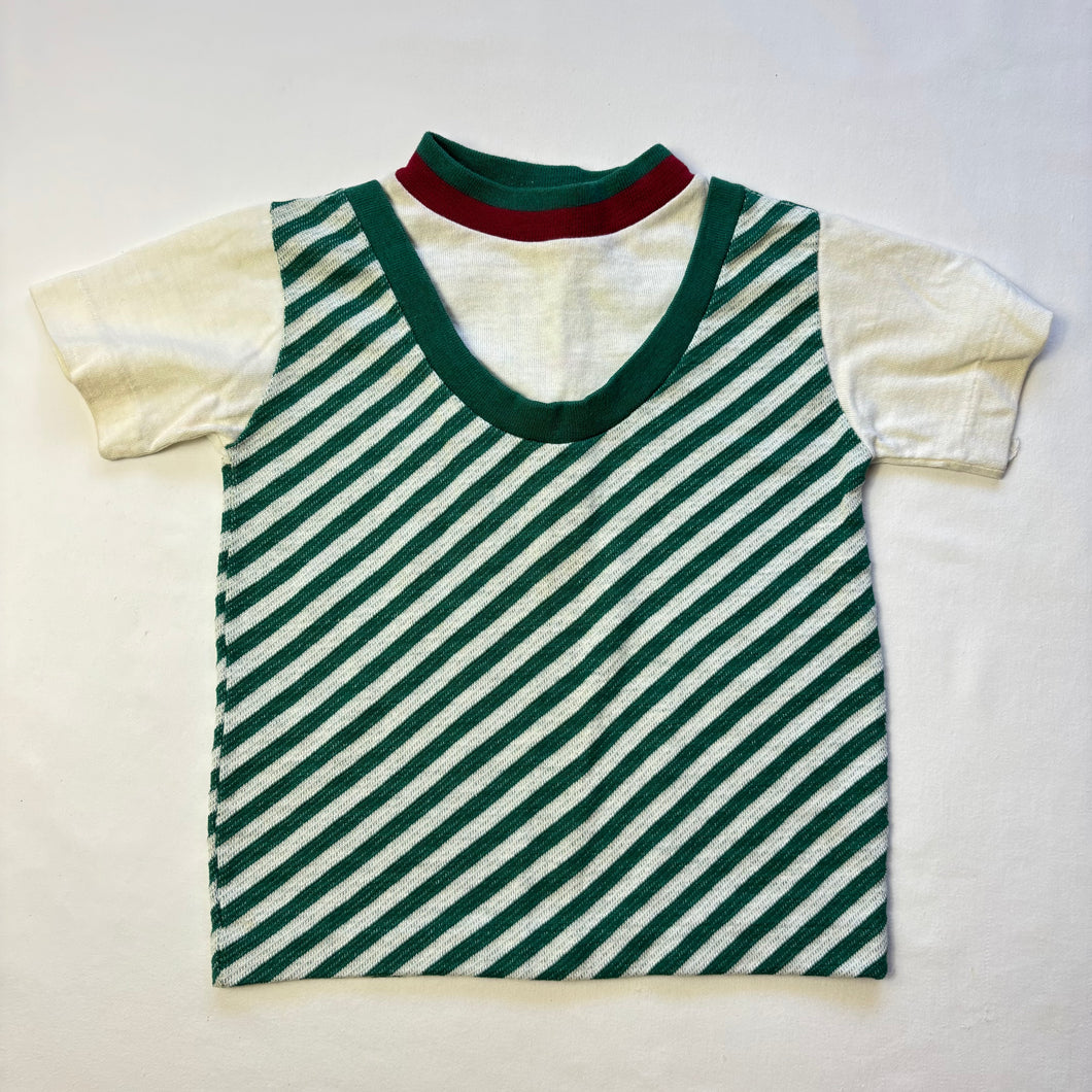 Vintage 70s Healthtex Striped Shirt 4t