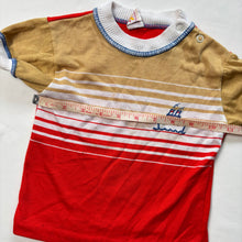Load image into Gallery viewer, Vintage Ship Striped Shirt 24 months

