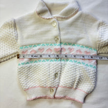 Load image into Gallery viewer, Vintage Deadstock Heart Knit Sweater 0-6 Months
