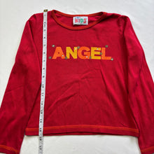 Load image into Gallery viewer, Vintage &quot;Angel&quot; Red Long Sleeve 4/5t
