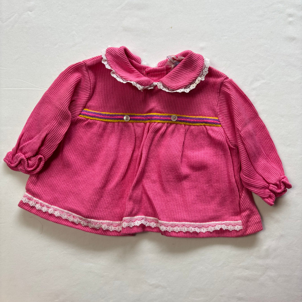 Vintage Pink Long Sleeve Top 3-6 months