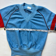 Load image into Gallery viewer, Vintage Blue Striped Sleeves Sweater 3t/4t
