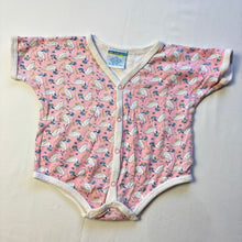 Load image into Gallery viewer, Vintage Geese Bonnet Pattern Romper 6 months
