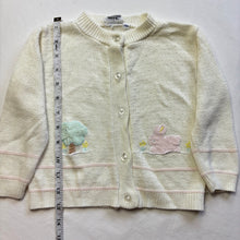 Load image into Gallery viewer, Vintage Bunny + Tree Cardigan 2/3t
