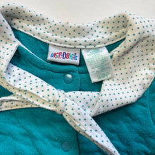 Load image into Gallery viewer, Vintage Teal Quilted Sweater 9-12 months
