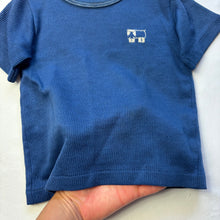 Load image into Gallery viewer, Vintage Hippo Embroidered Navy Shirt 3t *flaw
