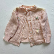Load image into Gallery viewer, Vintage Pink Cardigan Sweater 3-6 months

