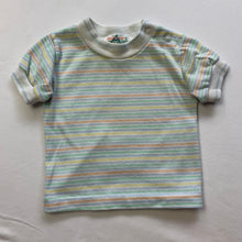 Load image into Gallery viewer, Vintage Healthtex Pastel Striped Shirt 6 months
