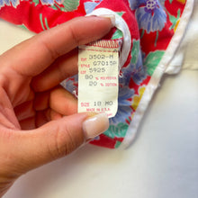 Load image into Gallery viewer, Vintage Bright Floral Sleeveless Top 18 months
