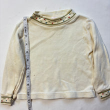 Load image into Gallery viewer, Vintage Cream Turtleneck Long Sleeve 9-12 months
