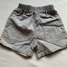 Load image into Gallery viewer, Vintage Gray Elastic Waist Shorts 18-24 months
