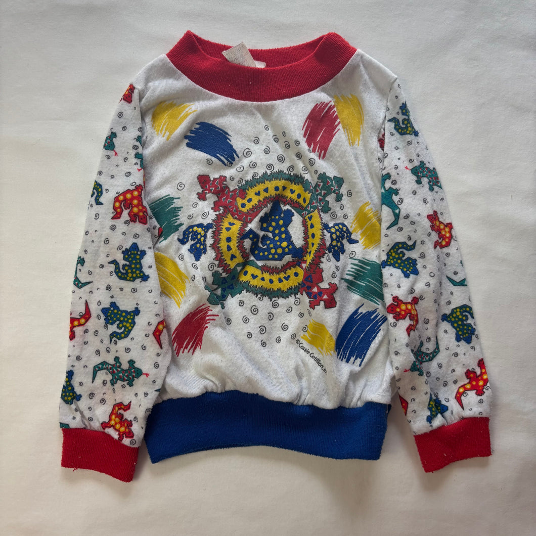 Vintage Colorful Lizard Long Sleeve 12-18 months