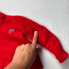 Load image into Gallery viewer, Vintage Izod Lacoste Red Sweater 12 m *flaws

