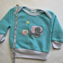 Load image into Gallery viewer, Vintage Elephant Family Sweater 3-6 months
