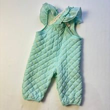 Load image into Gallery viewer, Vintage Mint Quilted Pantsuit 3-6 months
