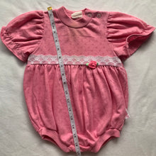 Load image into Gallery viewer, Vintage Healthtex Pink Bubble Romper 12 months
