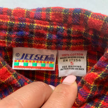 Load image into Gallery viewer, Vintage Red Multicolored Plaid Buttondown 4/5t
