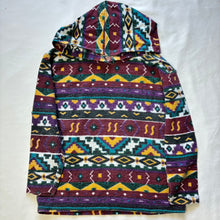 Load image into Gallery viewer, Vintage Pattern Flannel Hooded Sweater 5t/6
