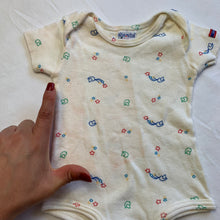 Load image into Gallery viewer, Vintage Absorba Primary Birds + Stars Romper 0-3 months
