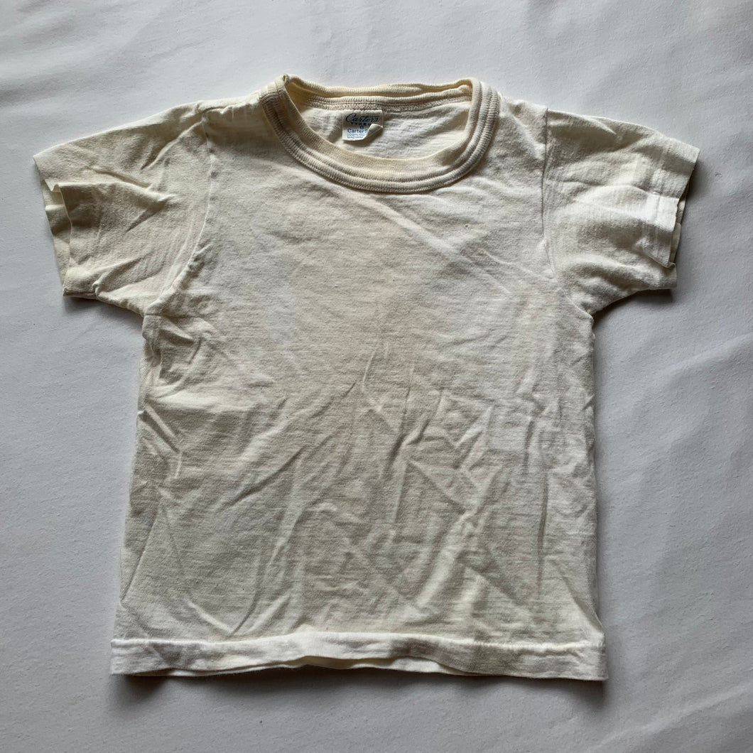 Vintage 50s/60s White Tee 2/3t