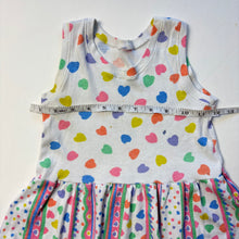 Load image into Gallery viewer, Vintage Colorful Hearts Tunic 3t/4t
