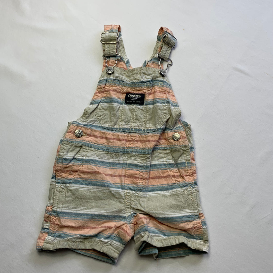 Oshkosh Sunset Striped Shortalls 12 months