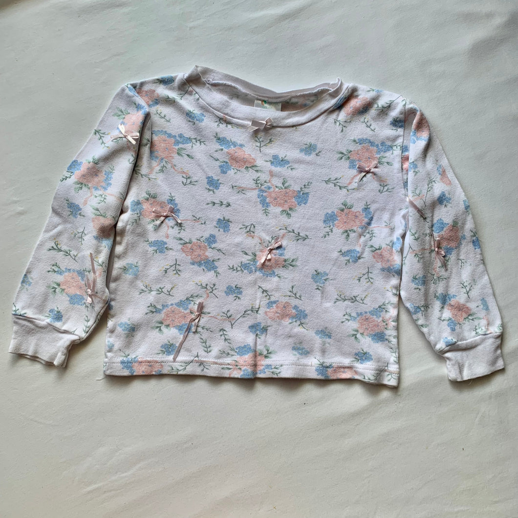 Vintage Floral Long Sleeve Top 4t