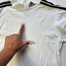 Load image into Gallery viewer, Vintage Adidas White/Black Long Sleeve kids 6/7
