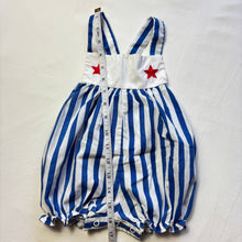 Load image into Gallery viewer, Vintage Striped Nautical Star Romper 12-18 months
