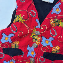 Load image into Gallery viewer, Vintage Texas Cowboy Vest 2t/3t

