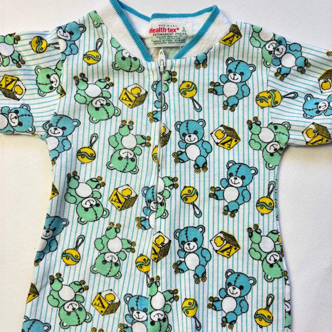 Vintage Healthtex Bears + Toys Pantsuit 3 months