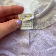 Load image into Gallery viewer, Vintage Lavender Floral Blouse 12 months
