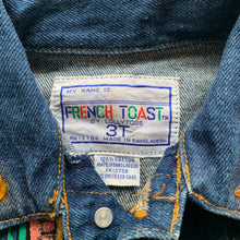 Load image into Gallery viewer, Vintage Cheerleader Painted Jean Jacket 2t/3t
