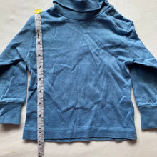 Load image into Gallery viewer, Vintage Blue Cotton Turtleneck Shirt 9 months
