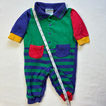 Load image into Gallery viewer, Vintage Color Block Striped Bodysuit 0-3 months
