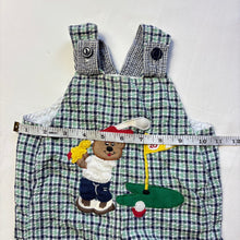 Load image into Gallery viewer, Vintage Golfing Bear Overalls 3 months
