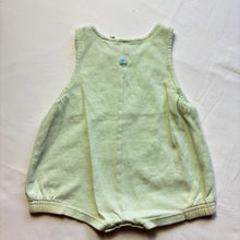 Load image into Gallery viewer, Vintage Bugs Embroidered Green Romper 6-9 months
