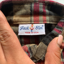 Load image into Gallery viewer, Vintage Tan/Red Buttondown 4t/5t
