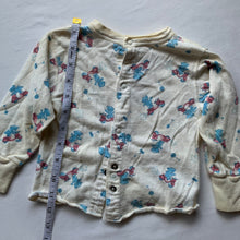 Load image into Gallery viewer, Vintage Scooter Bears Pattern PJ Top 18-24 months
