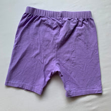 Load image into Gallery viewer, Vintage Purple Biker Shorts kids 6
