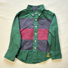 Load image into Gallery viewer, Vintage Muted Color Block Buttondown 3t/4t
