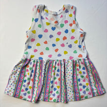 Load image into Gallery viewer, Vintage Colorful Hearts Tunic 3t/4t
