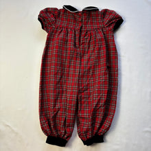 Load image into Gallery viewer, Vintage Girly Plaid Bubble Pantsuit 12 months
