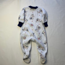 Load image into Gallery viewer, Vintage Bears Reading Footed PJs 6-9 months
